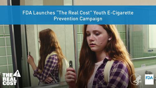 FDA Launches New Comprehensive Campaign Targeted at Youth E